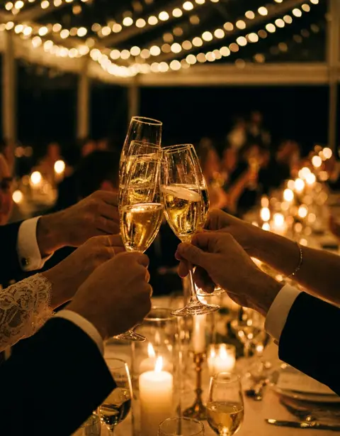 A shared Cammy wedding album filled with guest photos and videos